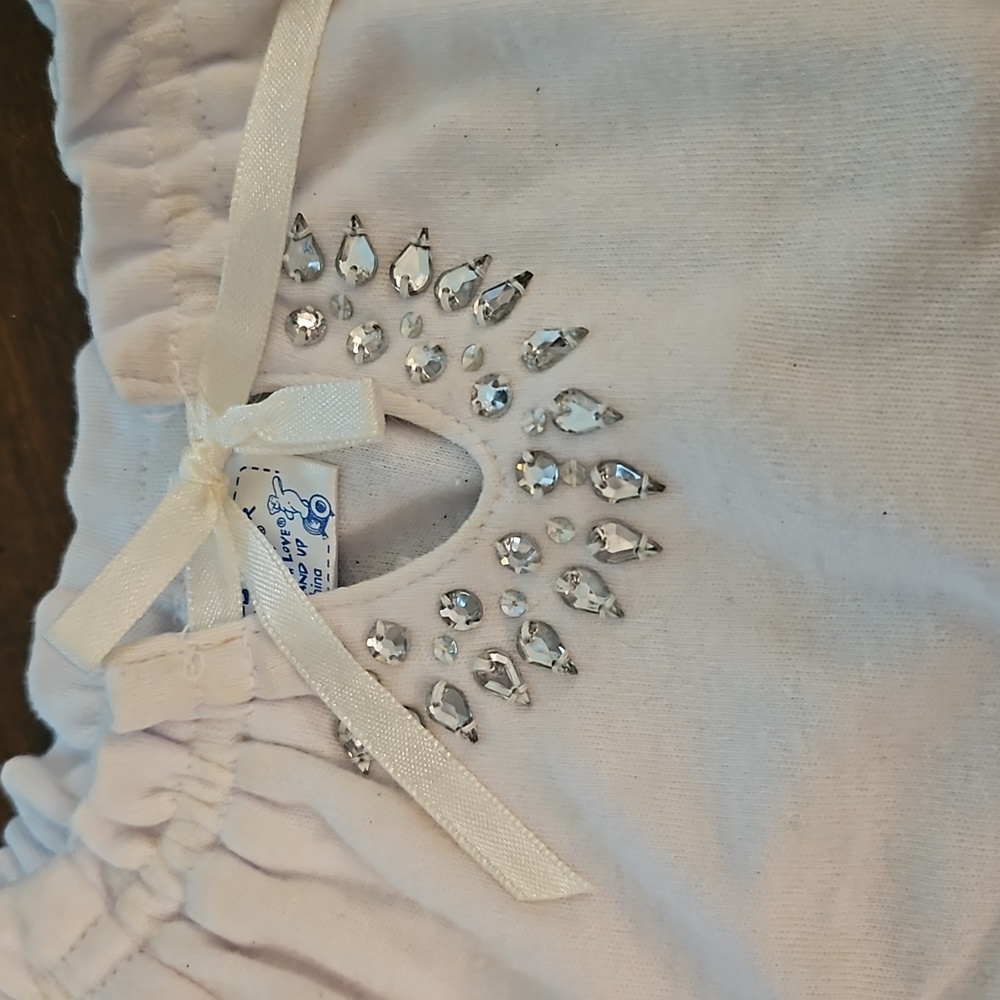 Build-A-Bear Peasant Blouse with Rhinestones